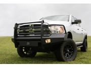 Fab Fours DR09 R2460 1 Elite Front Bumper; 2 Stage Black Powder Coated; w Full Grill Guard; Incl.