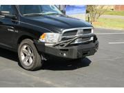 Fab Fours DR09 H2452 1 Heavy Duty Winch Bumper; 2 Stage Black Powder Coated; Front; w Pre Runner