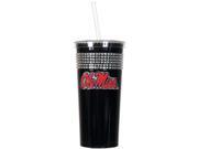 Ole Miss Rebels Travel Cup Tumbler With Straw