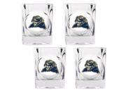 Pitt University Panthers Shot Glasses Set Of 4
