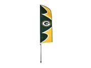 Party Animal Green Bay Packers Swooper Flags United States 42 x 13 Durable Weather Resistant UV Resistant Lightweight Dye Sublimated Polyester