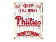Philadelphia Phillies Vintage Metal Sign