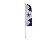 Party Animal Cowboys Swooper Flags United States Texas 42 x 13 Durable Weather Resistant UV Resistant Lightweight Dye Sublimated Polyester