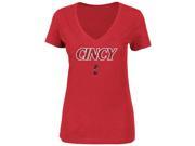 Poised Play Cincinnati Bearcats Women's V-neck Tee