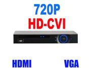 GW 4 Channel 720P HD CVI Standalone Recorder 1TB HDD 30 Fps Real Time Motion Detection iPhone Android Compatible High Definition Surveillance CCTV Security Ca