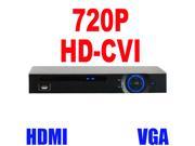 GW 8 Channel 720P HDCVI Standalone Recorder 1TB HDD 30 Fps Real Time Motion Detection iPhone Android Compatible High Definition Surveillance CCTV Security Came
