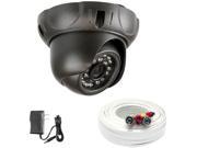 GW736G HDIS CMOS 900 TVL EFFIO Day Night Vision Water Proof 65 feet IR distance CCTV Surveillance Indoor Outdoor Security Dome Camera with 100 Feet Cable