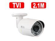GW TVI Camera 2.1MP Megapixel Full HD 1080P Surveillance Camera Out Indoor Weatherproof Day Night 130 Feet IR Distance Compatible with HD TVI DVR Analog DVR