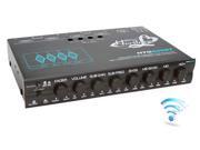 Lanzar HTG50EBT 4 Band Parametric Equalizer with Subwoofer Gain Control Bluetooth Wireless Audio Connectivity