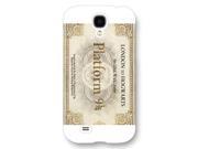 Onelee - Customized Personalized White Frosted Samsung Galaxy S4 Case, Harry Potter Samsung Galaxy S4 case, Harry Potter Hogwarts Marauders Map Samsung Galaxy S