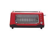 Dash Clearview Toaster Color Red