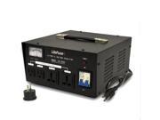 LiteFuze LR 2000 2000 Watt Voltage Regulator with Transformer Step Up Down 110V 220V IEC Detachable Cord Circuit Breaker