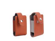 3.7 x 2.5 x 1.0 inch Universal Leather Digital Camera Case - Orange