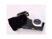 Black PU Leather Camera Bag Case Cover for Samsung EK-GC100 EK-GC110 EK-GC120