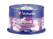 VERBATIM Spindle of 50 x DL DVD R 8.5 GB 8x