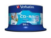 Verbatim Super Azo CDR Printable Spindle 50 recordable discs 43438