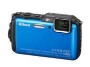 NIKON AW120 - blue - Digital camera