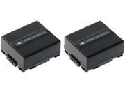 New Replacement Battery For Panasonic CGA DU07A 1B Camcorder Models 2 Pack