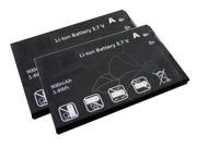 Battery for LG LGIP 430N 2 Pack Replacement Battery