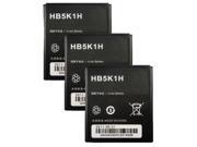 Battery for Huawei HB5K1H 3 Pack Mobile Phone Battery