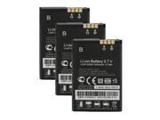 Battery for LG LGIP 520N 3 Pack Replacement Battery