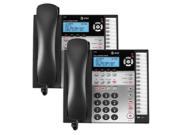 AT T 1080 2 Pack 4 Line Corded Phone w Answering System