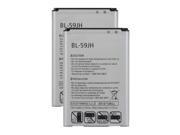 Battery for LG BL 59JH 2 Pack Replacement Battery