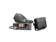 Uniden PRO505XL CB radio with external speaker