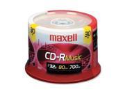 Maxell T40282M Maxell CD Recordable Media CD R 32x 700 MB 30 Pack Spindle