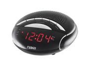 Naxa NAXNRC170B NAXA NRC170 PLL Digital Dual Alarm Clock with AM FM Radio and Snooze