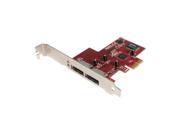 StarTech Q16738M StarTech.com 2 Port PCI Express eSATA Controller Adapter Card PEXESATA2