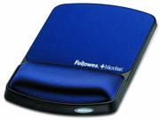 Fellowes Inc. G24446S Gel Wrist Support And Mouse Pad w Microban Antimicrobial Protection