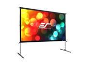 Elite Screens OMS110H2 Yard Master2 Fast Folding frame Outdoor 100 16 9 Projection Screen
