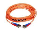 Axiom LCSTMD6O 12M AX Ax Network Cable St Multi Mode M To Lc Multi Mode M 39 Ft Fiber Optic 62.5 125 Micron Om1 Riser Orange