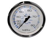 Faria Beede Instruments Ches Ss White Speedo 80 Mph 33819
