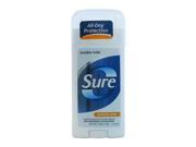 Sure Deodorant Invisible Solid Regular by Sure for Unisex 2.6 oz Deodorant Stick