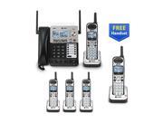 ATT SB67138 and 4 SB67108 4 Line Corded Cordless Phone