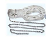 69000331 Lewmar 5 ft. 1 4 in. G4 Chain W 100 ft. 1 2 in. Rope