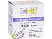 Aura Cacia Aromatherapy Shower Tablets Relaxing Lavender 3 Tablets Aromatherapy