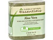 Clearly Natural Bar Soap Aloe Vera 3 Pack 4 oz Bar Soap