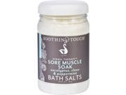 Soothing Touch Bath Salts Muscle Soak 32 oz Bubble Bath and Soaks