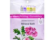 Mineral Bath Comforting Geranium Aura Cacia 2.5 oz Bath Salt