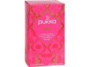Pukka Herbal Teas Love Organic Rose Chamomile and Lavender Tea Caffeine Free 20 Bags Herbal Tea