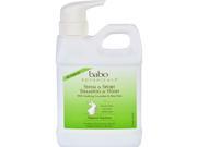 Babo Botanicals Shampoo and Wash Swim and Sport 16 oz Baby Bath and Shampoo
