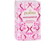 Pukka Herbal Teas Tea Organic Womankind 20 Bags Case of 6 Herbal Tea