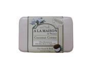 A La Maison Bar Soap Coconut Creme 8.8 oz Bar Soap