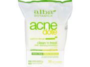 Alba Botanica Acnedote Clean Treat Towel 30 Pack Skin Care