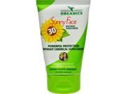 Goddess Garden Organic Sunscreen Facial SPF 30 Lotion 3.4 oz Sun Care