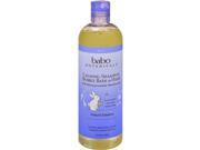 Babo Botanicals Shampoo Bubblebath and Wash Calming Lavender 15 oz Baby Bath and Shampoo