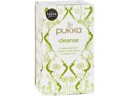 Pukka Herbal Teas Tea Organic Herbal Cleanse 20 Bags Case of 6 Herbal Tea